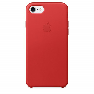 Apple IPhone Red leather case Mobile