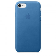 Apple IPhone Azure blue leather case 