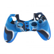 Dualshock 4 silikonové púzdro (camo dark blue) 