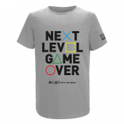 HELL Gamer Next Level Game Over T-Shirt Gray (M) 