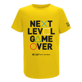 HELL Gamer Next Level Game Over T-Shirt Yellow (L) Merch