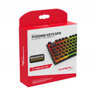 HyperX Pudding Keycaps - čierne klávesy (US) (4P5P4AA#ABA) PC