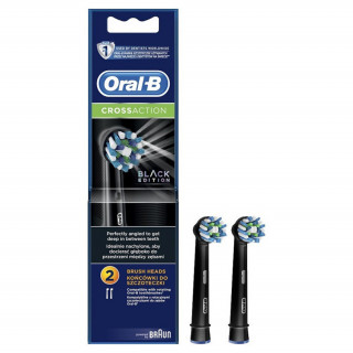 Oral-B EB50BK-2 Cross Action Black Rainbow electric toothbrush 2 db Home