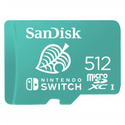 Sandisk microSDXC Nintendo Switch 512GB, 100MB/s, U3, C10, A1, UHS-1 