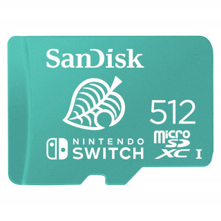 Sandisk microSDXC Nintendo Switch 512GB, 100MB/s, U3, C10, A1, UHS-1 PC