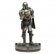 Iron Studios - The Mandalorian and Grogu Art Scale 1/10 - The Mandalorian Socha 