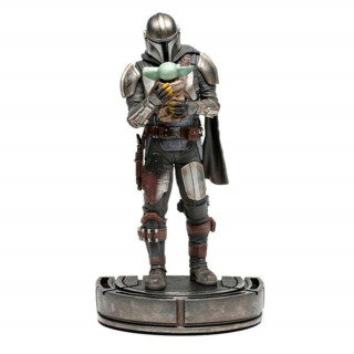 Iron Studios - The Mandalorian and Grogu Art Scale 1/10 - The Mandalorian Socha Merch