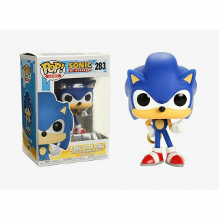 Funko Pop! Games: Sonic The Hedgehog - Sonic With Ring 283# Vinyl Figúrka Merch