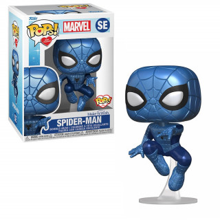 Funko Pops! with Purpose Marvel: Make a Wish - Spider-Man (Metallic) SE Bobble-Head Vinyl Figúrka Merch