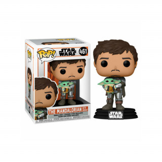 Funko Pop! TV: Star Wars The Mandalorian - The Mandalorian & Grogu #461 Vinyl Figura Merch