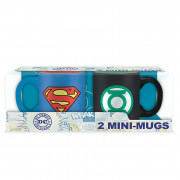 DC COMICS - Set 2 mini-mugs - 110 ml - Superman & Green Lantern 