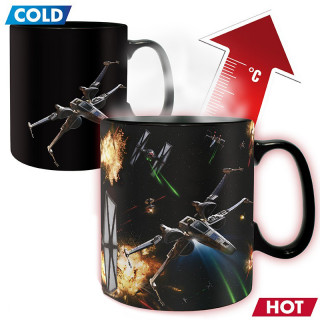 STAR WARS - Mug Heat Change - 460 ml - Space Battle - with box  Merch