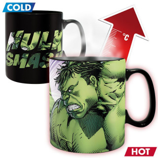 MARVEL - Mug Heat Change - 460 ml - "HULK SMASH" Merch