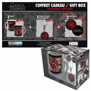 GAME OF THRONES - Pck Mug + Keychain + Badges "Targaryen" 