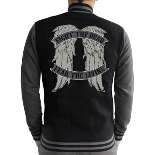 THE WALKING DEAD - Jacket - "Angel Wings" black/drk gry (XXL) Merch