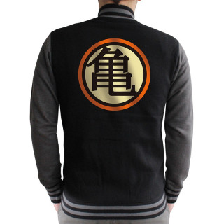 DRAGON BALL - Jacket - "Kame symbol" Men black/dark grey (XXL) Merch