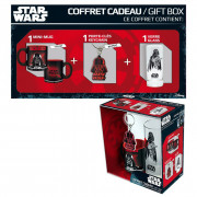 STAR WARS - Pck Glasses 29cl + KeyringPVC + Mini Mug "Dark Vader " 