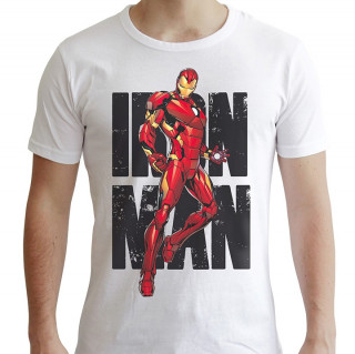 MARVEL - T-shirt  "IM Classic" white (M) Merch