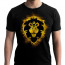 WORLD OF WARCRAFT - T-shirt  Alliance - black (Size S) thumbnail