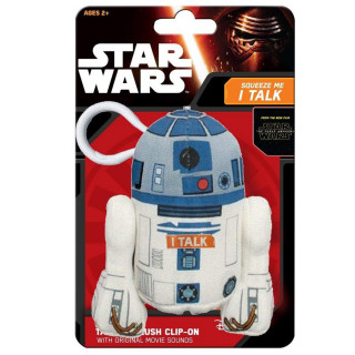 STAR WARS - R2-D2 Plush Mini keychain Classic sound 17cm Merch