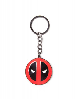 Deadpool Metal Keychain Big Face 7 cm Merch