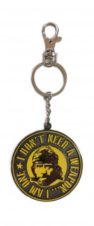 Chuck Norris Metal Keychain Missing In Action Merch