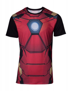 Marvel Sublimated Iron Man T-shirt (XL) (M-I) Merch