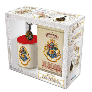 HARRY POTTER - Pck Mug320ml + Keyring + Notebook "Hogwarts" Merch