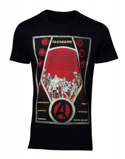 Avengers - Constructivism Poster Men´s T-shirt L (M-I) Merch