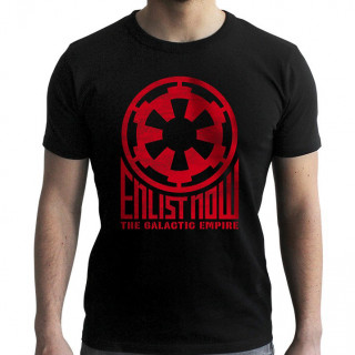 STAR WARS - T-shirt  "Galactic Empire" black - new fit - Taill (L) Merch