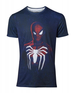 Spiderman Acid Wash T-shirt (L) (M-I) Merch