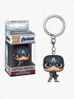 Pocket POP Captain America keychain Merch