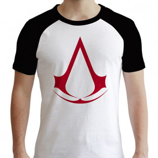 ASSASSIN´S CREED - T-shirt  "Crest" white & black - premium (XXL) Merch