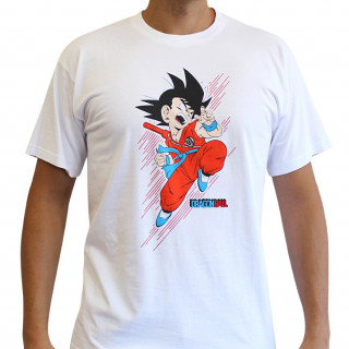 DRAGON BALL - T-shirt  "DB/ Goku young" white - New fit (S) Merch