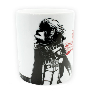 CAPTAIN HARLOCK - Mug - 460 ml - Albator & Emblem - porcl. box Merch