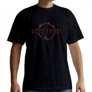 DARK SOULS - T-shirt  "You Died" black - basic (L) 