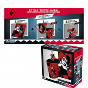 DC COMICS - Pck Mug340ml + KeyringPVC + Notebook "Harley Quinn" 