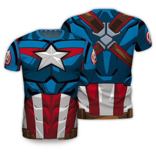 MARVEL - T-shirt  cosplay "Captain America" man L Merch