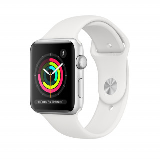 Apple Watch Series 42mm Silver Aluminum Case with White Sport Band Mobile