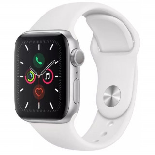 Apple Watch 40mm Silver alu. case White Sportband Mobile