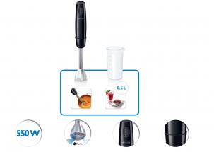 Philips Daily Collection HR1604/90 550W stick blender Home