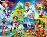 Larsen maxi puzzle 44 pieces The four seasons NB6 