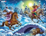 Larsen maxi puzzle 40 pieces Winter riding US13 