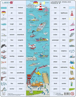 Larsen maxi puzzle 64 pieces Let's learn English! - At sea EN8 Merch