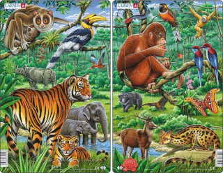 Larsen midi puzzle 30 pieces Asian jungle H21 Merch