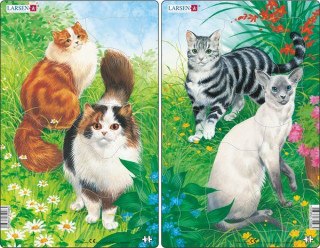 Larsen midi puzzle 10 pieces Cats H17 Merch