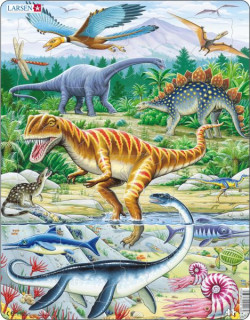 Larsen maxi puzzle 35 pieces Dinosaurs 2 FH16 Merch