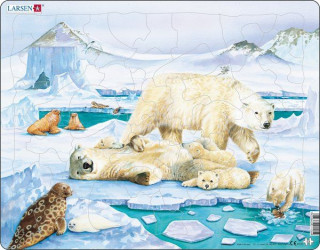 Larsen maxi puzzle 54 pieces Polar Bears FH5 Merch