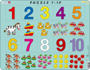 Larsen maxi puzzle 10 pieces Numbers from 1 to 10 AR3 