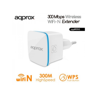 APPROX Range Extender WiFi N - 2.4 Ghz (300Mbps) Home